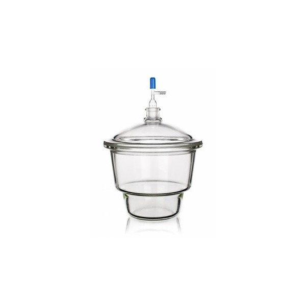 Essiccatore in vetro con coperchio rubinetto mm. 250