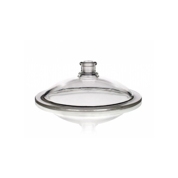 Coperchio con rubinetto per essiccatore cono 29/32 da 150 mm.