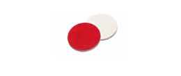 Setto 12 mm. in silicone crema/PTFE rosso