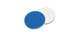 Setto 17,5 mm. in silicone bianco/PTFE blu