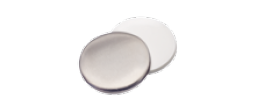 Setto 17,5 mm. in silicone bianco/alluminio