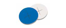 Setto 22 mm. in silicone bianco/PTFE blu pretagliato