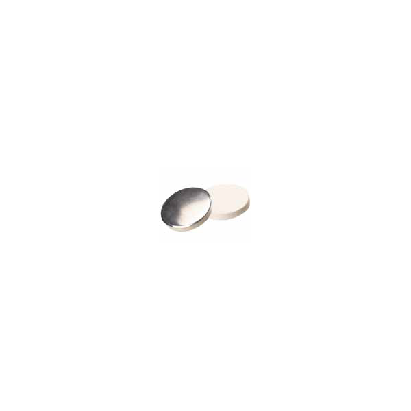Setto 22 mm. in silicone bianco/Alluminio