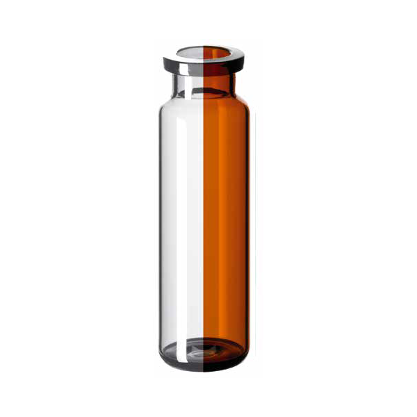 Vials crimp per spazio di testa in vetro bianco 20 ml. - ND 20