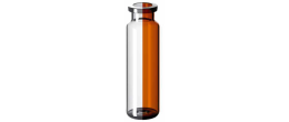 Vials crimp per spazio di testa in vetro bianco 20 ml. - ND 20